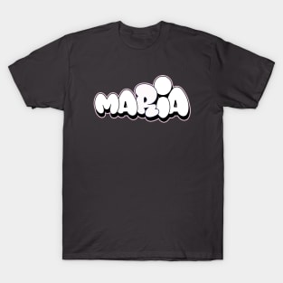 MARIA name bubble writing graffiti style T-Shirt